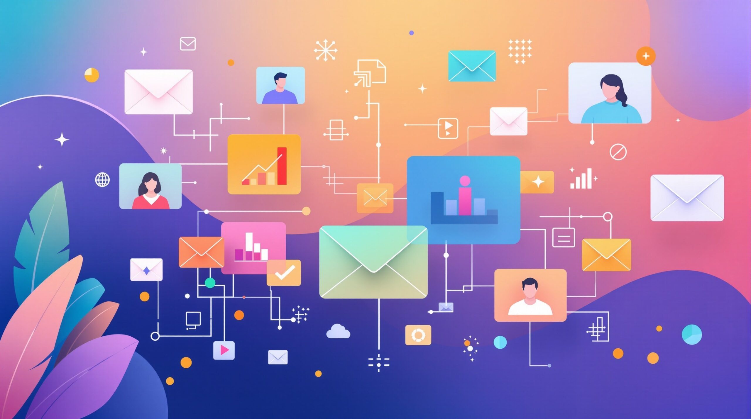 Visual guide to email segmentation strategies showing targeted email campaigns and customer segmentation for personalized marketing